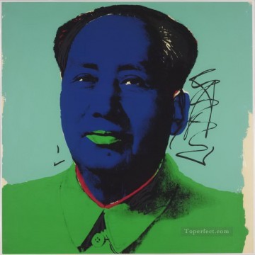 Mao Zedong 5 POP Artists Oil Paintings